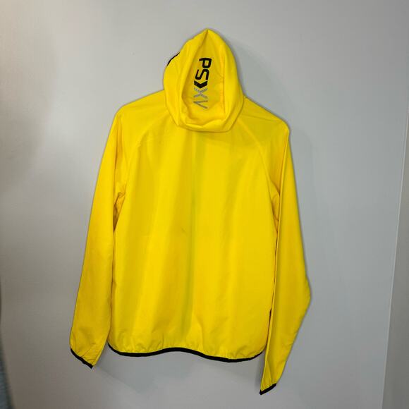 Ralph Lauren Polo Sport Yellow Ripstop Hooded Zipper Windbreaker Jacket Men's M - Picture 10 of 14
